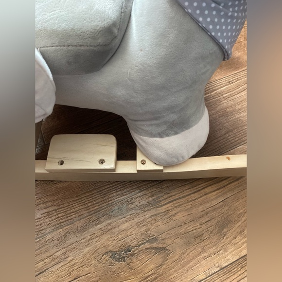 EUC Cappuccino Donkey Rocking Horse – Rocking Toy – Gray and Beige - Picture 9 of 10